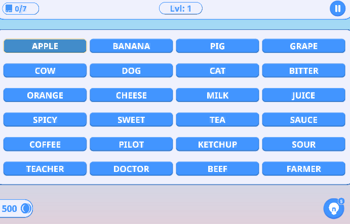Associations - Word Connect