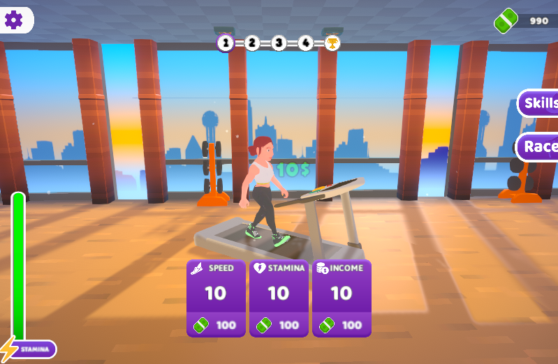 Athletic Runners: Idle Clicker