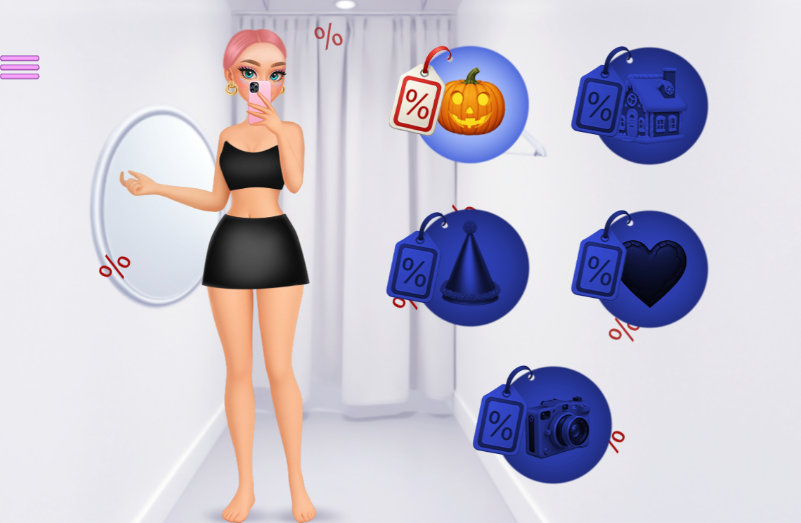 Black Friday Dress Up Selfie