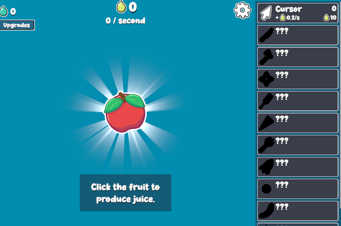 Fruit Juice Clicker