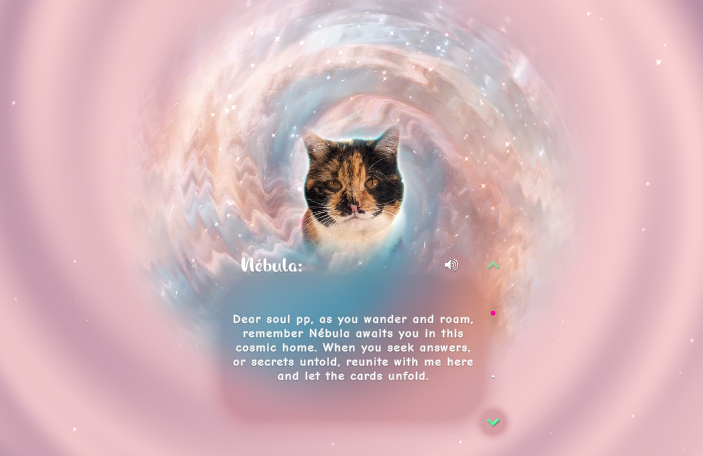 Nébula Tarot Cat