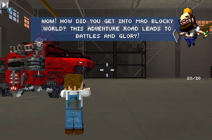 Blocky Cars: Car Battle